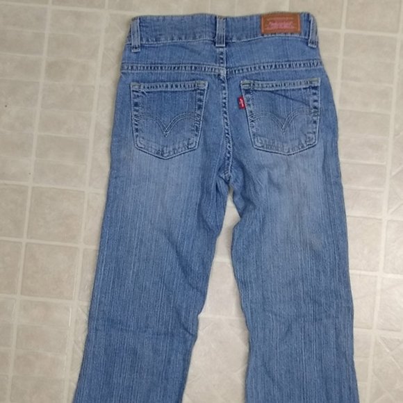Girls Levi's Jeans 517 Stretch Flair Jeans Sz 12 - Picture 2 of 5